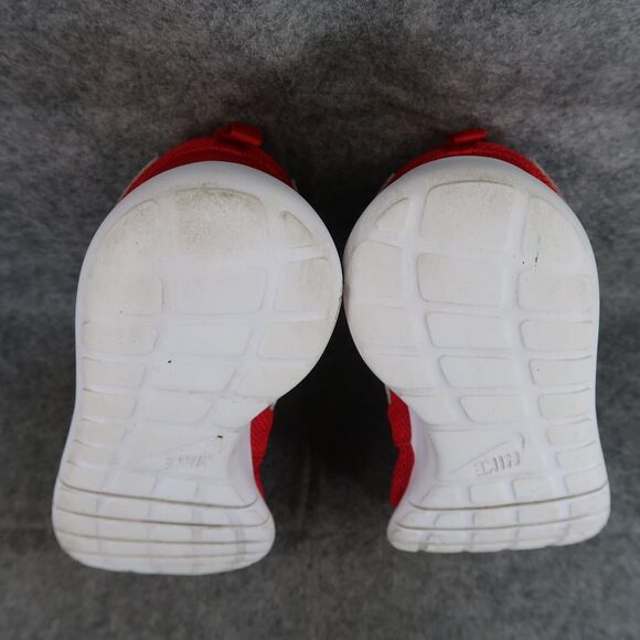 Nike Shoes Kids 7 Sneaker Roshe One Running Athletic Trainer Red White Youth Boy - Picture 11 of 14